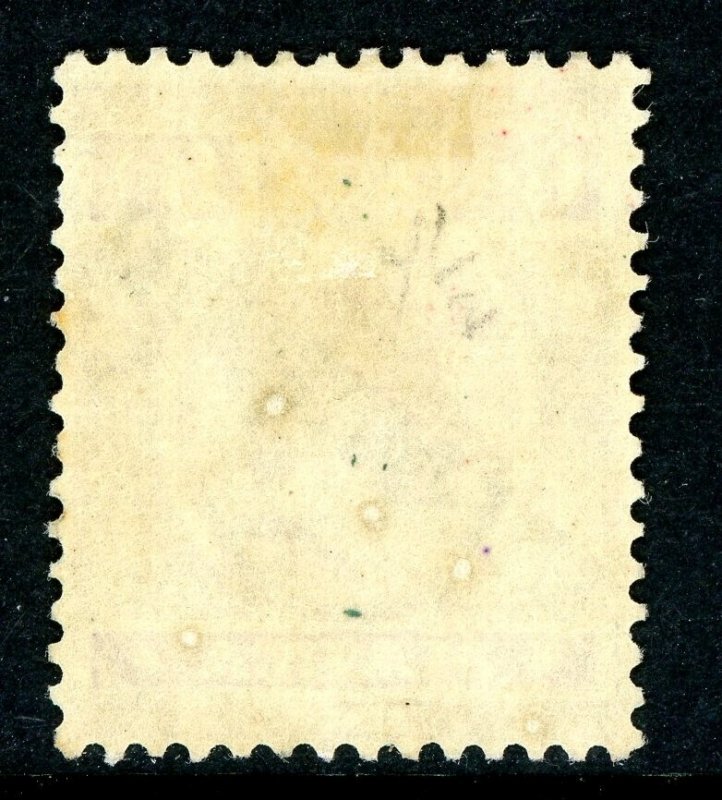 Malta 1922 British KGV 6p Dull Violet MCSCA Self Gov't Scott #91 Mint U547 ⭐⭐⭐⭐⭐