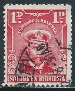 Southern Rhodesia, Sc #2, 1d Used