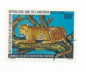 Cameroun 1979 - Scott 657 CTO - 100fr, Leopard