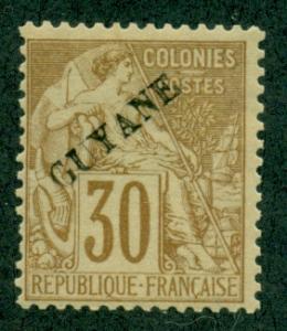 French Guiana #26  Mint  Scott $45.00