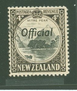 New Zealand #O67v Used Single