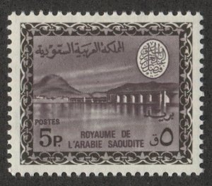 SAUDI ARABIA  5p Dam  Sc 465  Mint NH  Wmk'd VF, SG 782, cv $75