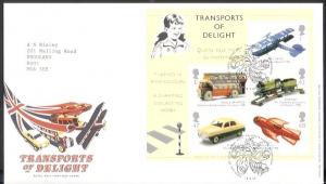 GB - 2003 Classic Transport Toys (FDC)