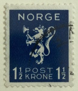 AlexStamps NORWAY #204 VF Used 