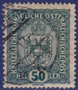 Austria - 1916 - Scott #155 - used - Coat of Arms