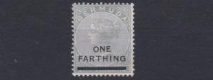 BERMUDA  1901    S G  30  1/4D  ON 1/-  GREY  MH     