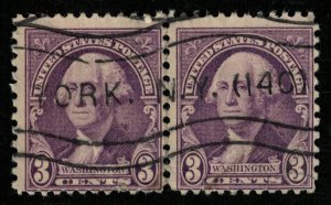 1932, George Washington, USA, New York, 3c, Pair (RТ-771)