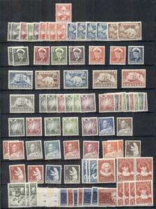 EARLY GREENLAND on stock pages - NH, LH and used - Scott $584.00