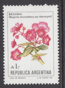Argentina 1524 Flowers MNH VF