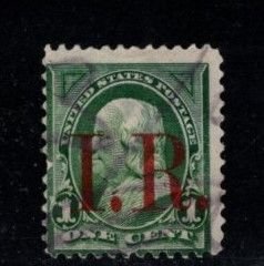 #R154 Franklin  Overprint - Used