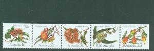 Australia  1982 Eucalypts Flowers SC 848-852 SG 870-874