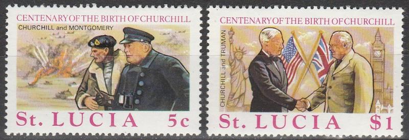 St Lucia #367-8 MNH F-VF (V2469)