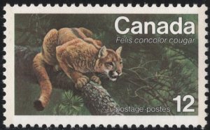 Canada SC#732 12¢ Eastern Cougar (1977) MNH