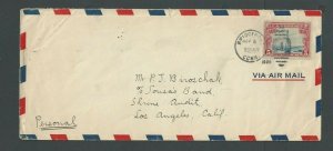 1928 Aug 1 W/C11 New 5c Airmail Rate From 10c Day Before On Overwing Cachet---