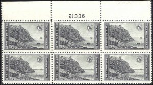 746 Mint,OG,XLH... Plate Block of 6... SCV $9.00