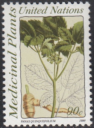 United Nations - New York 1990 MNH Sc #576 90c Medicinal Plants