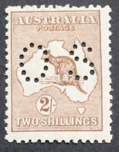 Australia 1915 Two Shillings Kangaroo Official SG O49 mint