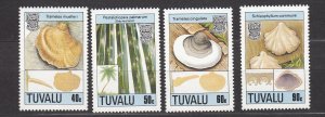 J41008 JL Stamps 1989 tuvalu set mh #520-3 fungi