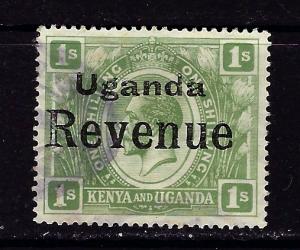 Uganda Revenue Used on KGV one shilling issue