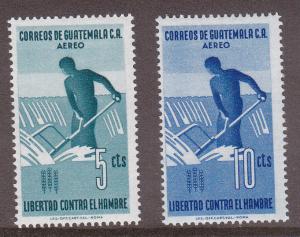 FAO - Freedom From Hunger - Guatamala # C271-272, MNH