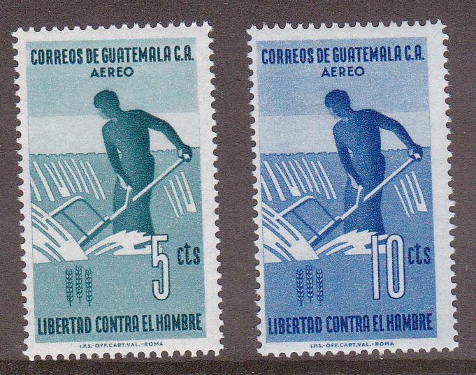 FAO - Freedom From Hunger - Guatamala # C271-272, MNH