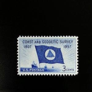 1957 3c Coast & Geodetic Survey Scott 1088 Mint F/VF NH