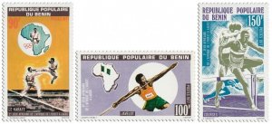 BENIN - 1977 - West African Games - Perf 3v Set - Mint Never Hinged