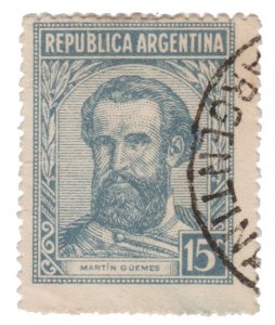 ARGENTINA STAMP 1942. SCOTT # 436. USED. # 3