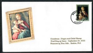 5721 - FDC - 60c Christmas Virgin & Child - Wally Jr Version #2