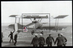 BRITISH INDIAN OCEAN TERR SGMS407 2009 NAVAL AVIATION MNH