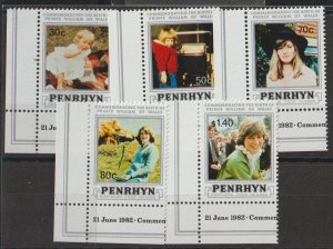 Penrhyn Island  SC 190-4  Mint Never Hinged