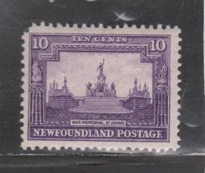 NEWFOUNDLAND Scott # 179 - Mint Hinged War Memorial Issue