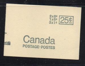 Canada Sc 454,460,544  cpl booklet  USC#BK69a  mint NH counter mark on cover