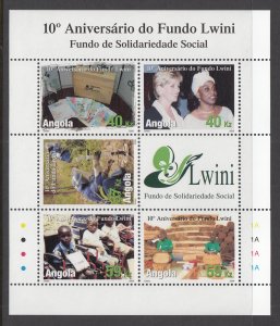 Angola 1327 Souvenir Sheet MNH VF