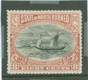 North Borneo #85v Mint (NH) Single