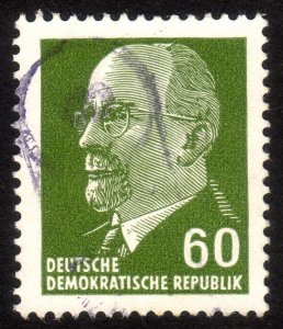 1964, Germany DDR 60pfg, Used, Sc 589A