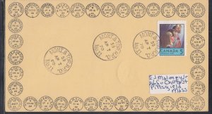 Canada - Apr 1970 Mont. & Tor. RPO Cover