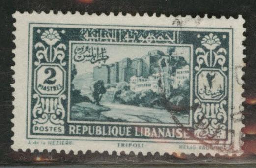 LEBANON Scott 123 used 1930 stamp 