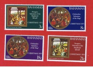 Bahamas #380-383  MNH OG    Christmas   Free S/H