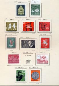 West Germany 1957/60 Europa Relief MH (Appx 60) (SK 544