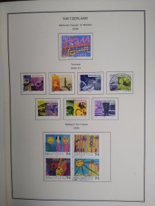 collection on pages Switzerland 2000-3 CN: CV $99
