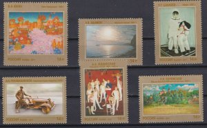 2011 Russia 1744-1749 Contemporary Russian art 10,00 €