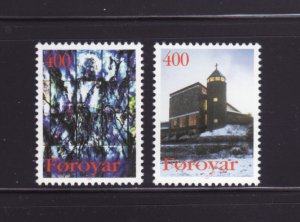 Faroe Islands 293-294 Set MNH Church of Mary (A)