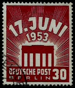 Germany: Berlin #9N100 Used Stamp - East German Workers