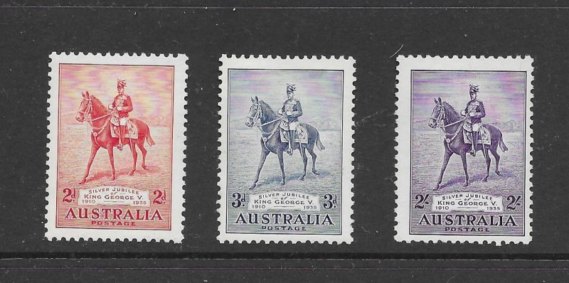 australia  152-54  1935  set  3  VF  NH