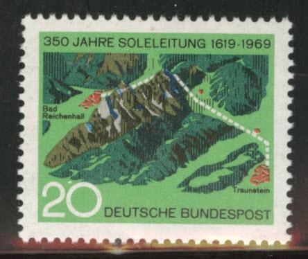 Germany Scott 1009 MNH** 1969  stamp