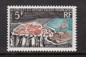 French Antarctic #23 VF/NH