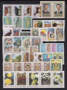 Syria - 45 Recent mint stamps