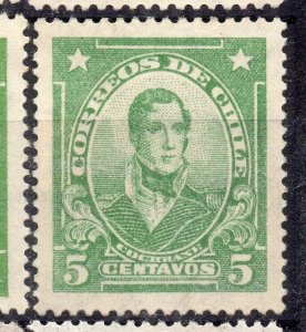 Chile 1920s Early Issue Fine Mint Hinged Shade 5c. NW-12587