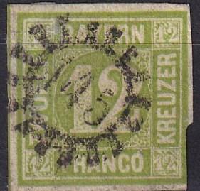 Bavaria #13  F-VF Used CV $70.00  (SU7334)